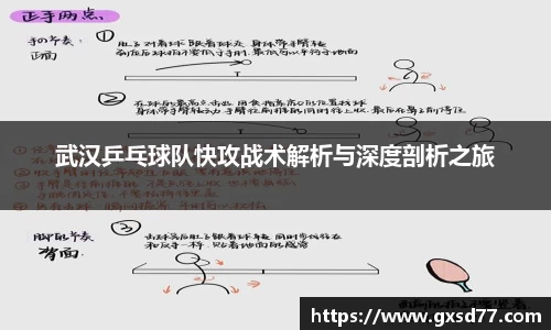 武汉乒乓球队快攻战术解析与深度剖析之旅